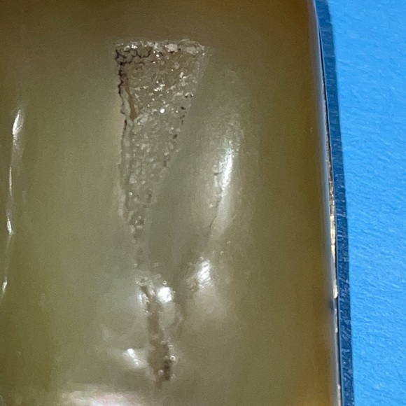 Sterling Triple Citrine Druzy Pendant Necklace. Hinged. Auspicious. Artist made - Picture 5 of 15